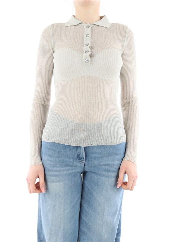 Pinko Sweater White / Silver