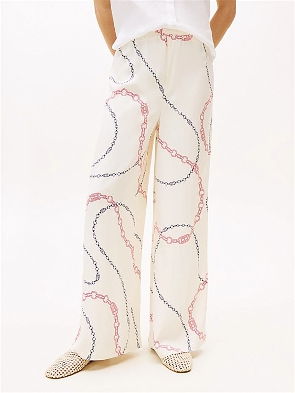 Tommy Hilfiger Pantalone Flag chain wave/rwb caiico