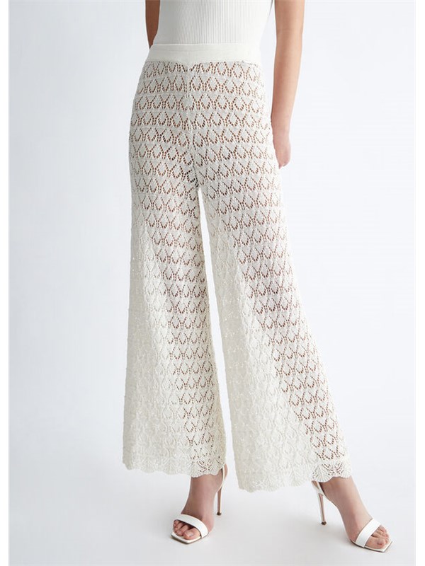LIU  JO Pantalone Wool white