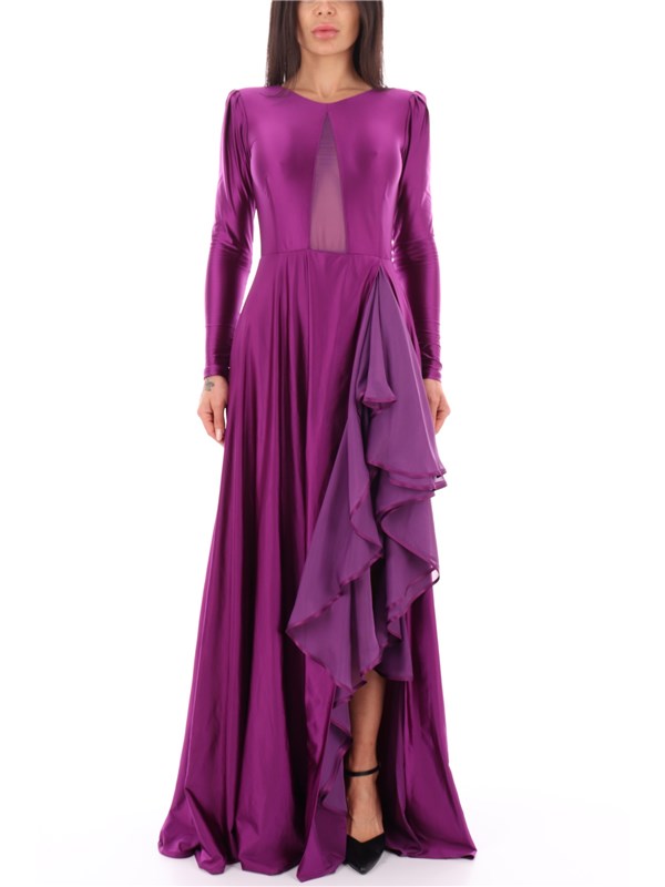 Babylon Long dress Cyclamen