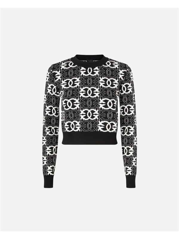 Pinko Maglia Nero/bianco