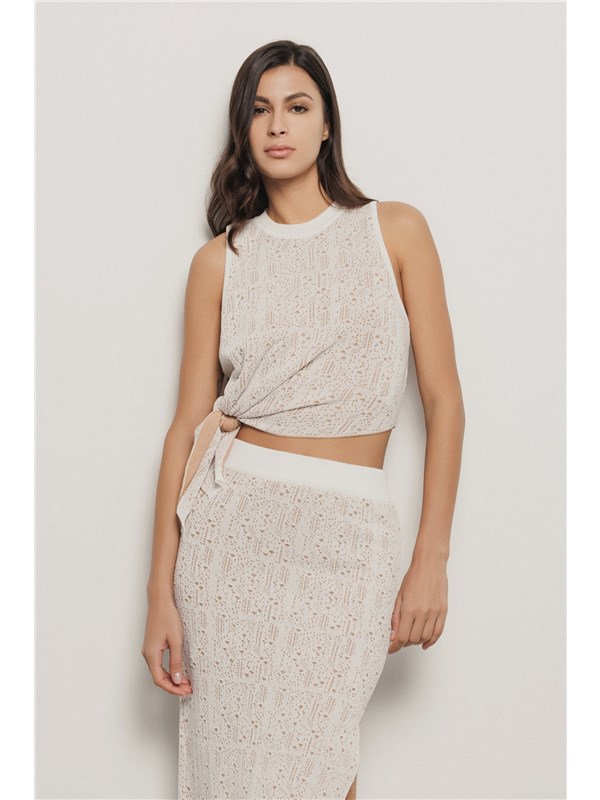 GAëLLE Top Off white
