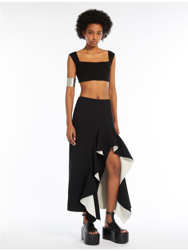 Sportmax Code Skirt Black / Butter