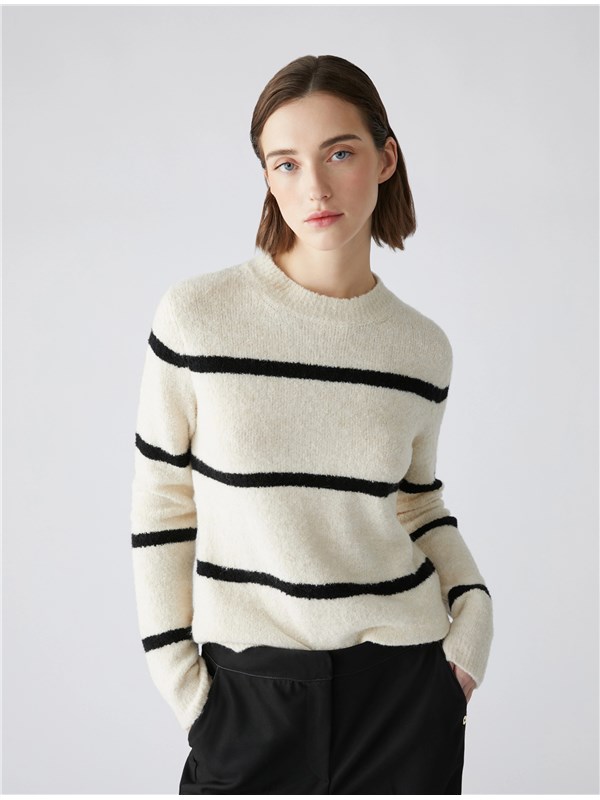 PENNYBLACK Sweater Ivory / Black