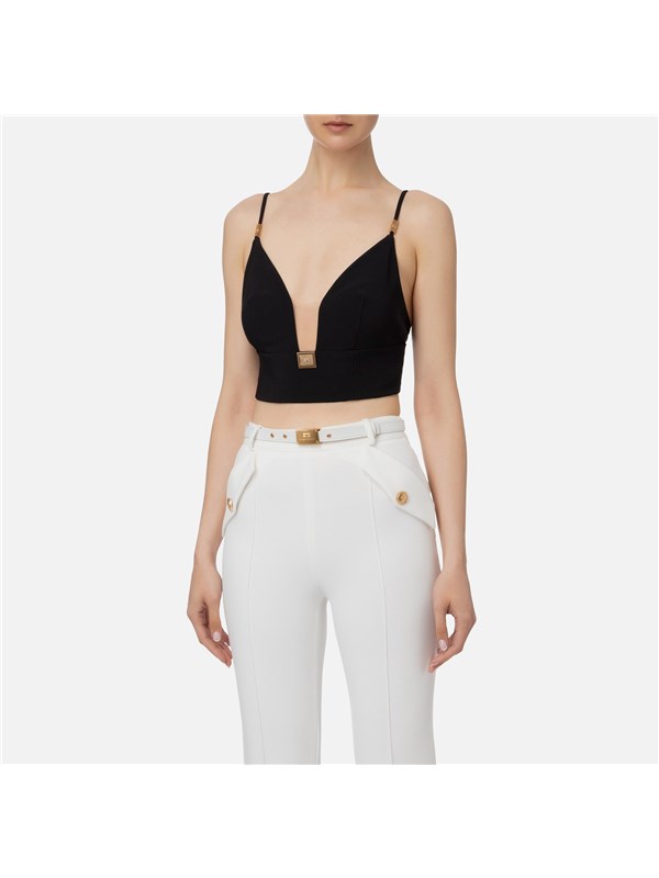 Elisabetta Franchi Top Black