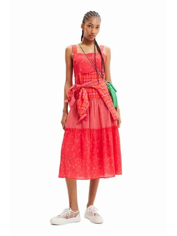 Desigual Long dress Carmin