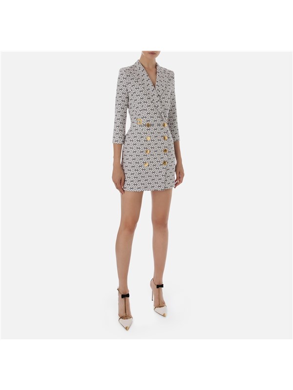 Elisabetta Franchi Short dress Butter / Black