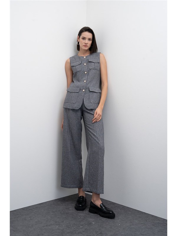 GOA GOA Gilet Black melange