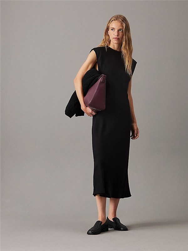 Calvin Klein Abito midi Ck black