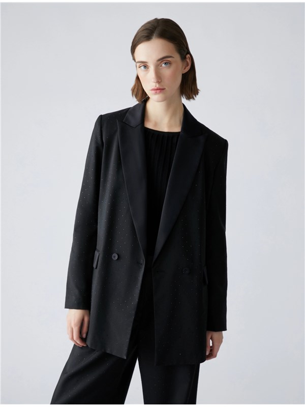 PENNYBLACK Jacket Black / rhinestone