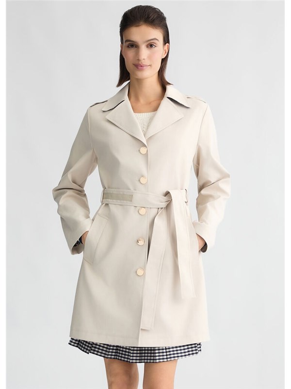 LIU  JO Trench Naturale/vichy blue