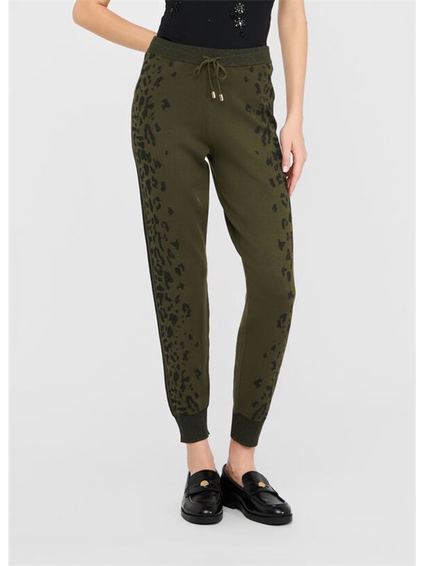 LIU-JO SPORT Pantalone Olive night/nero lux